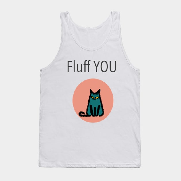 Mad Cat Tank Top by Statement-Designs